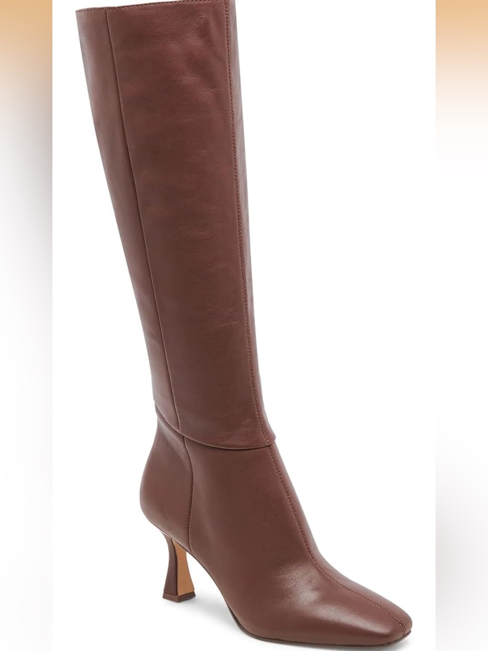 Vomira Classic Brown Women's Knee-High Leather Boots